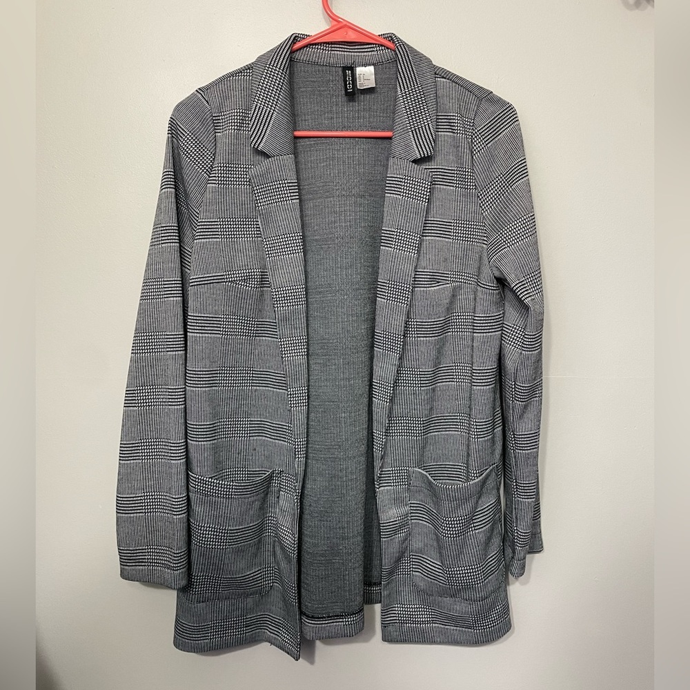 H&M Divided Plaid Blazer